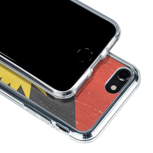 Antigua and Barbuda Flag Distressed iPhone SE (2nd & 3rd Gen) Clear Case